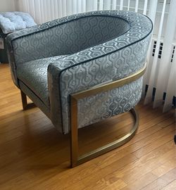Modern Barrel Accent Chair
