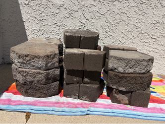 Curved Cinderblocks for Retaining wall -19 for free