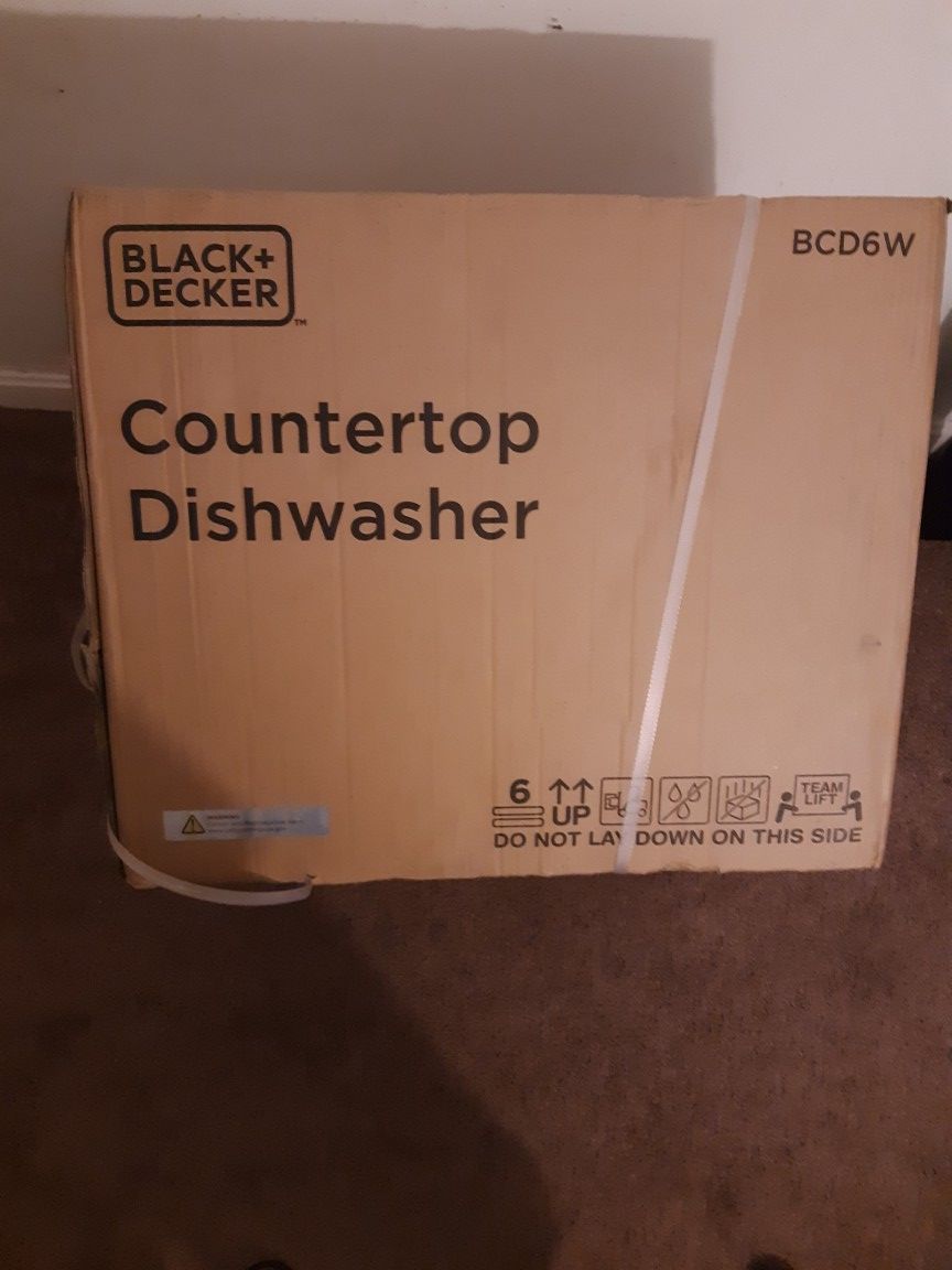 black+decker Compact Countertop Dishwasher