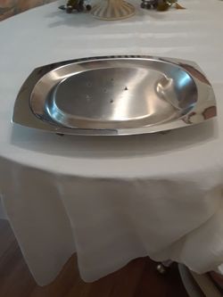 Stainless Steel Meat Platter