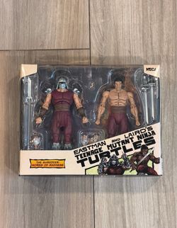 NECA TMNT mirage comics shredder 2 pack
