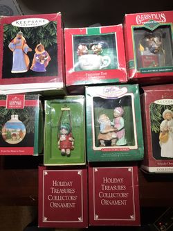 9. Hallmark Christmas ornaments vintage