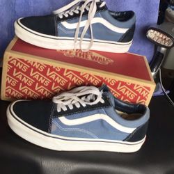 Vans Old School Shoes Size Men 8.5 Or Women 10