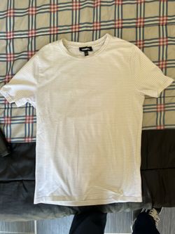 EXPRESS Beige Striped Shirt