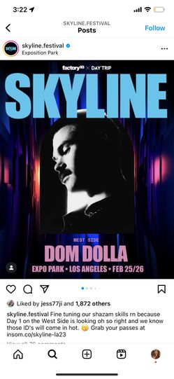 Skyline LA Saturday GA