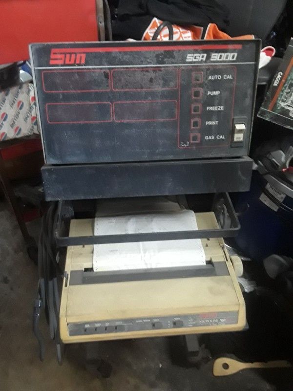 Sun Gas Analyzer Emissions Tester System SGA 9000