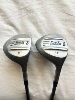 King Cobra 3/5 Fairway Wood Set Low Flex Point Cobra Graphite Shafts