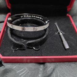 Beautiful Stainless Steel Full Zirconia Bracelet, High Quality