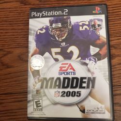 Madden football Sony Playstation PS 2 video game