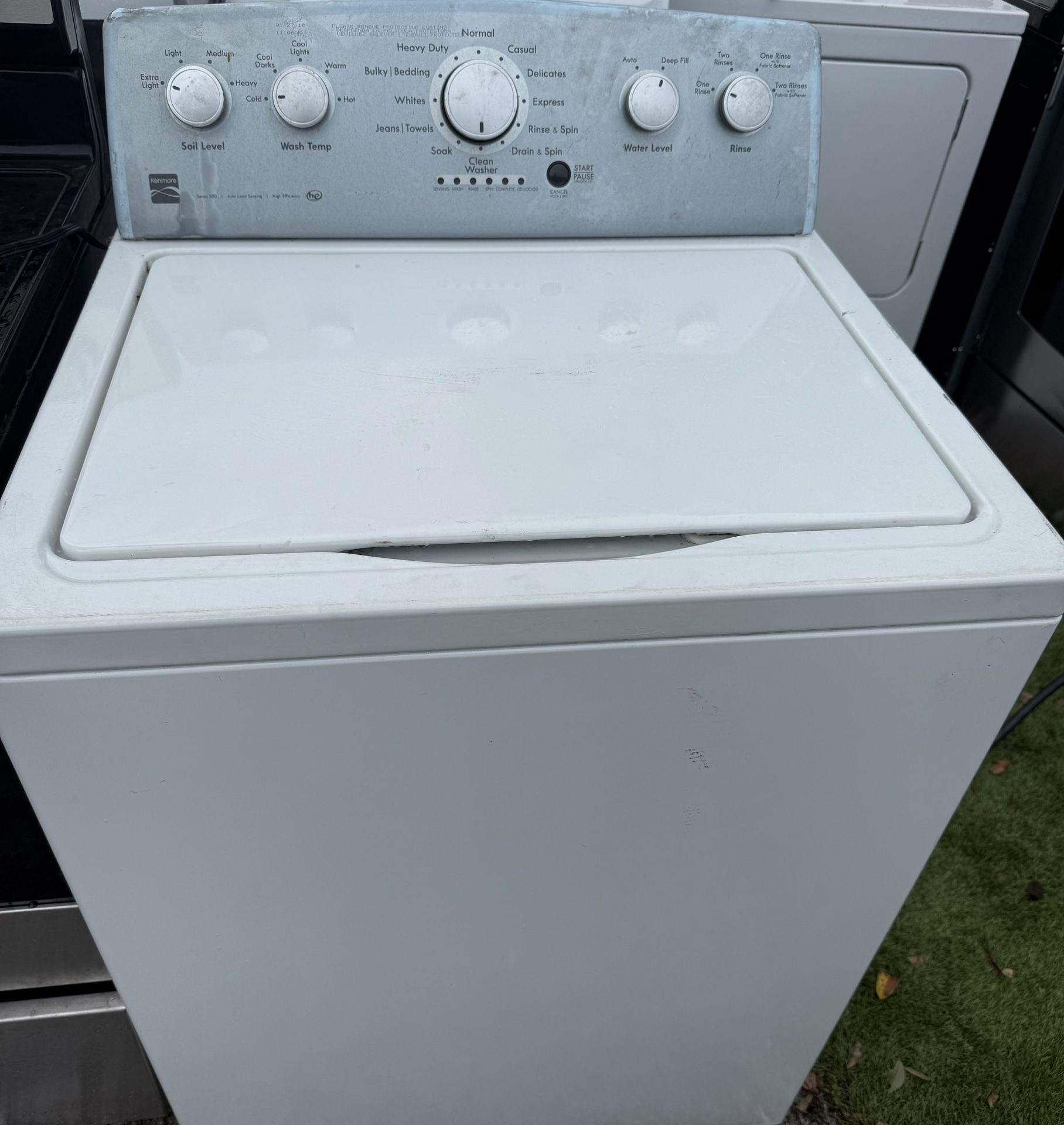 Kenmore Set Washer And Dryer / 2 Month Warranty