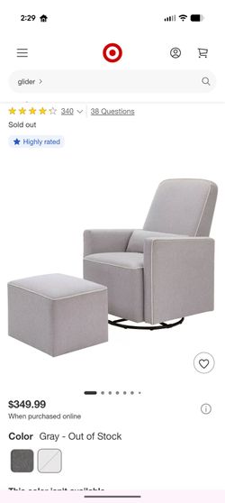 DaVinci glider rocking chair