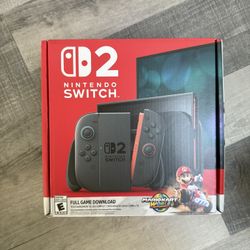 Nintendo Switch 2 Console Mario Kart World Bundle. In Hand