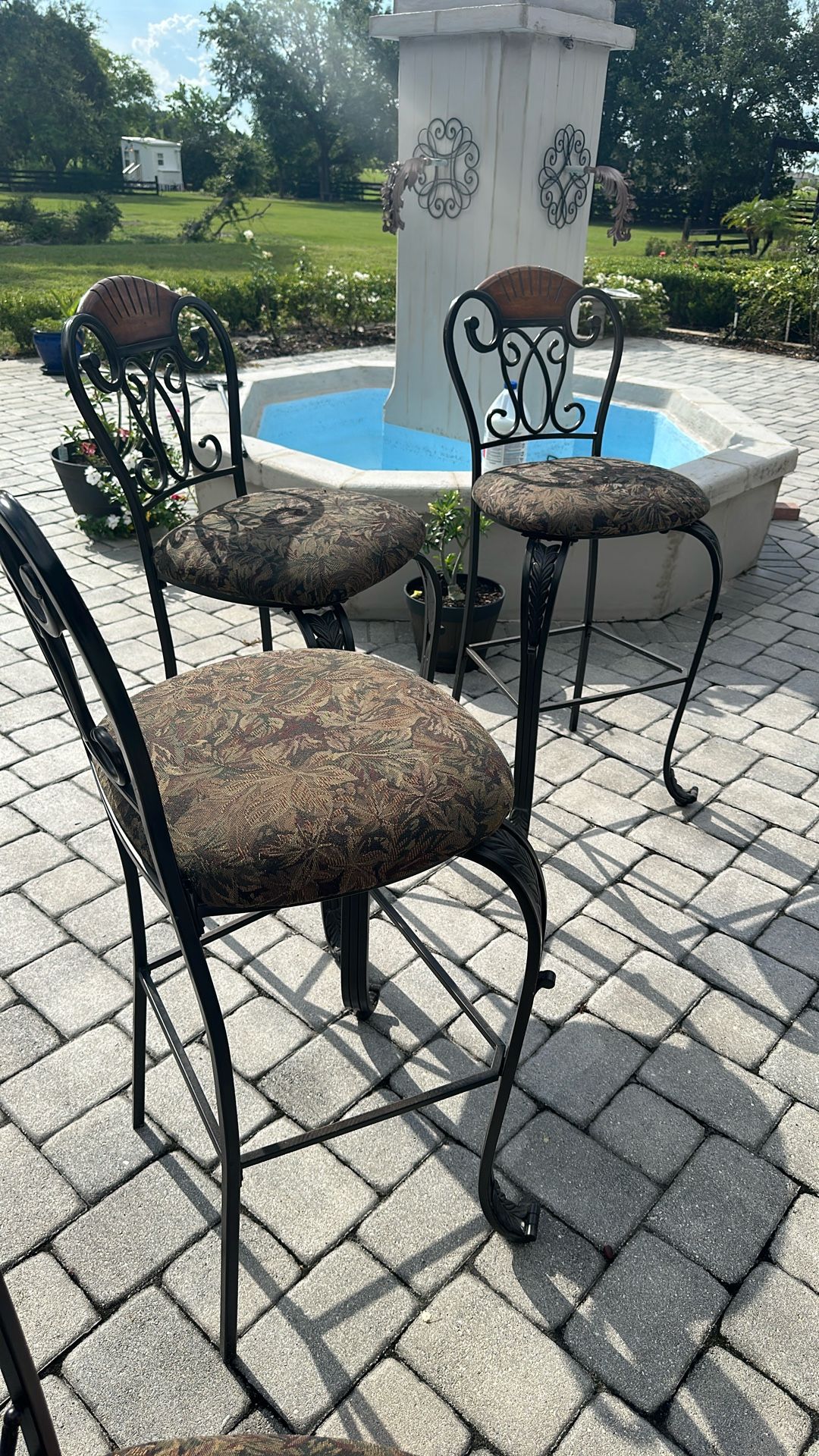 3 High Bar Stools