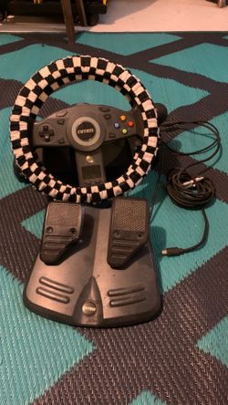 Xbox 360 Nitro Steering Wheel + Pads