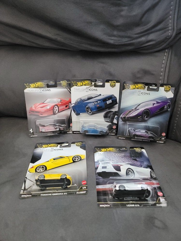 Hot Wheels Premium Timeless Icons Set Of 5