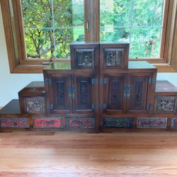 Antique Chinese wooden drawers