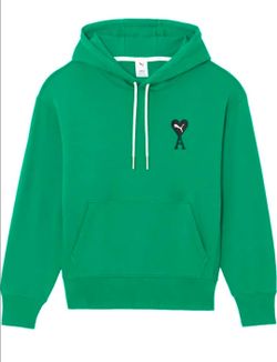 PUMA X Ami Hoodie, Verdant Green, Women's Size XL