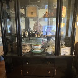Black China cabinet