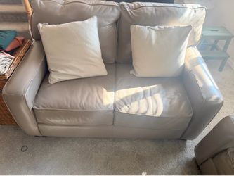 Leather sofa & Loveseat