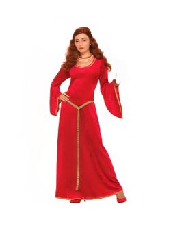 Ruby Sorceress Medieval Fantasy Costume Women's Size 14/16