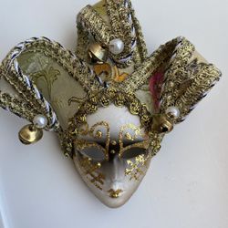 Venetian Masquerade Handmade Ceramic Mask