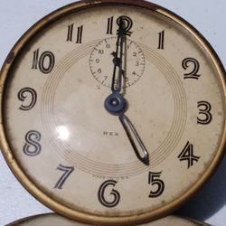 Vintage Rex Alarm Clock 