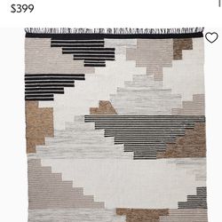 West Elm Colca wool rug 8x10