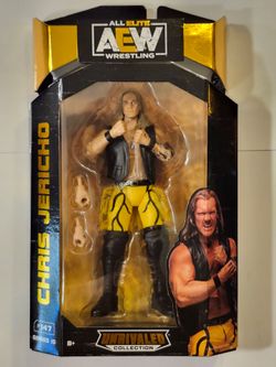 ALL ELITE WRESTLING SERIES 15. UNRIVALED COLLECTION # 147 CHRIS JERICHO 6 " ACTION FIGURE.