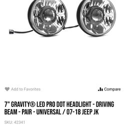 Jeep Jk 07-18 Headlights 
