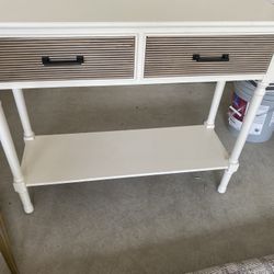 Wood Console Table 