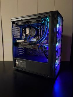 🎬 BLACK RGB RYZEN 5 5600 / GTX 1080 / 16GB DDR4 / 512GB M.2 NVME SSD GAMING PC