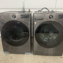 LG smart washer and gas dryer