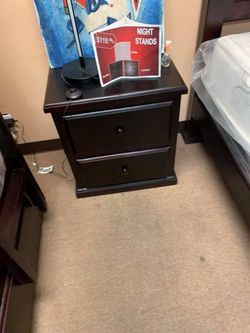 Black nightstand