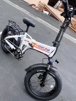 🚲 MOVCAN Fat Tire Electric Bike — Power, Comfort & Style!  Enjoy your daily commute and weekend adventures with wide tires, suspension, and a removab
