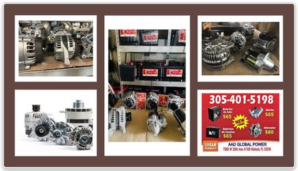Starter $65–ALTERNATOR $80