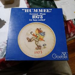 Super Rare 1973 Hummel Plate