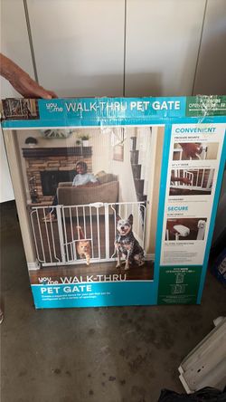 Walk-Through Pet Gate