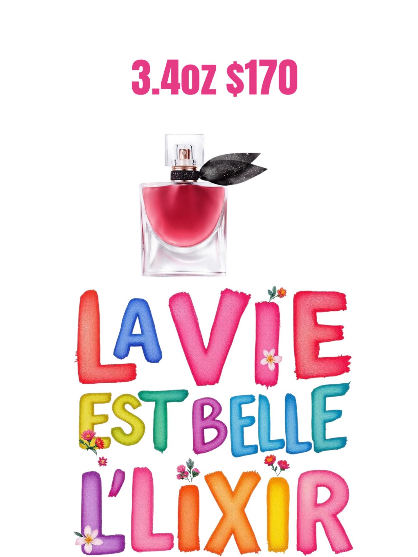 Lancôme La vie est belle Eau de Parfum L'Elixir, 3.4 💯original FIRM PRICE 💖💖
