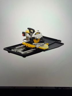 Wet Saw Dewalt 10” with extra new diamond blade