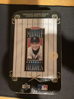 Mickey Mantle Upper Deck Metal Card Set
