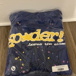 spider hoodie L