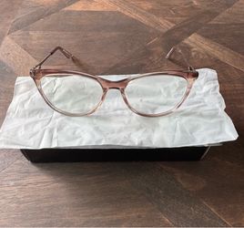 NEW Champagne Cat-Eye Reading Glasses +1.0x (Blue Light)