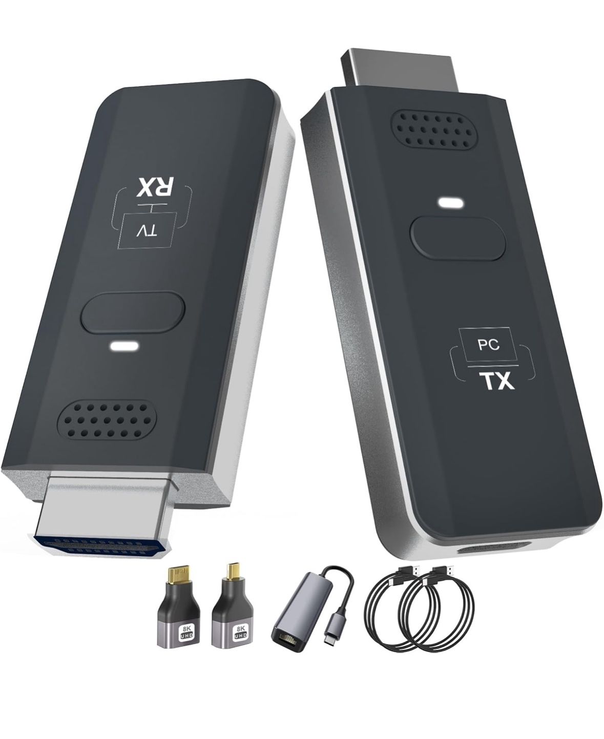 Wireless HDMI Transmitter and Receiver for TV: 4K Decode 1080P@60Hz Ultra HD Video Output