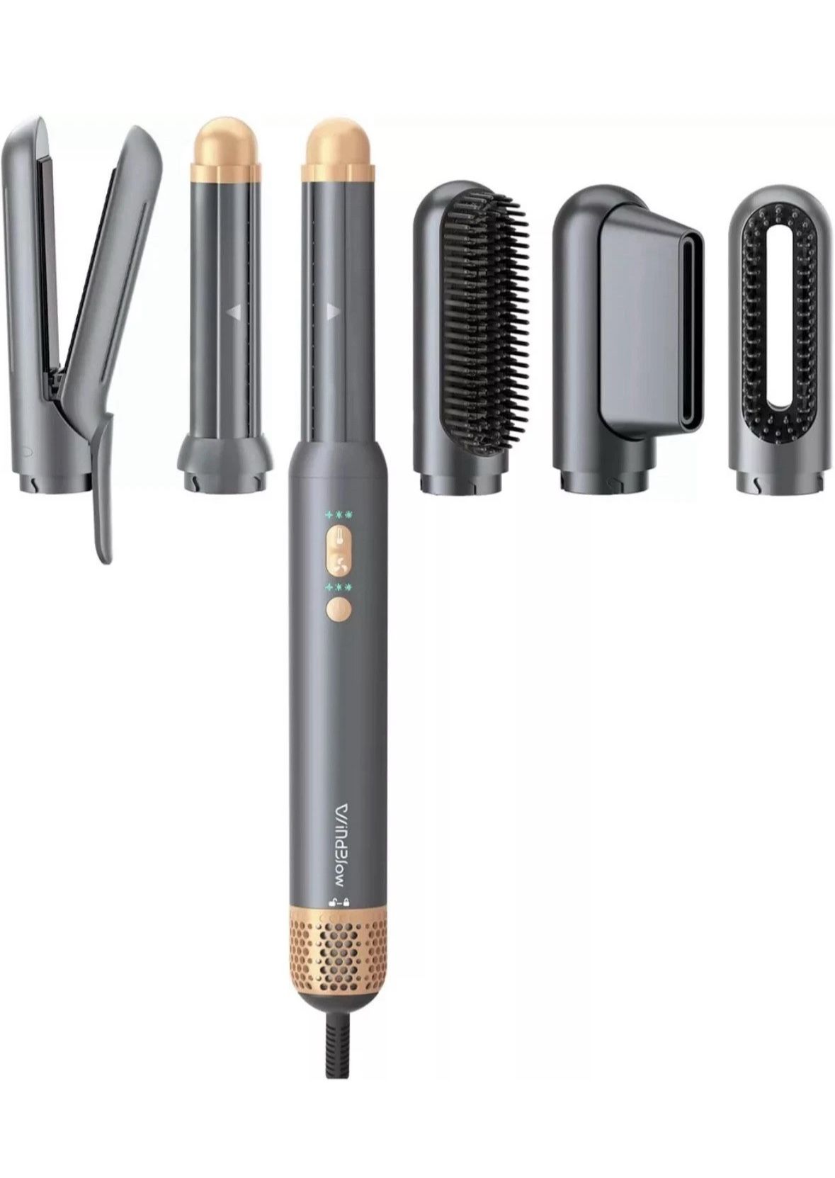 WindBlow Hair Dryer Brush 6 in 1 Auto Wrap Air Styling Drying Hair Expert Pro