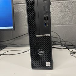 Dell Optiolex 7080, 10th Gen Core i7, 32gb ram, 256gb SSD, 1Tb HDD, Windows 11 Pro, USB Wifi Adapter, and a power cable. Only $425 for such a nice and