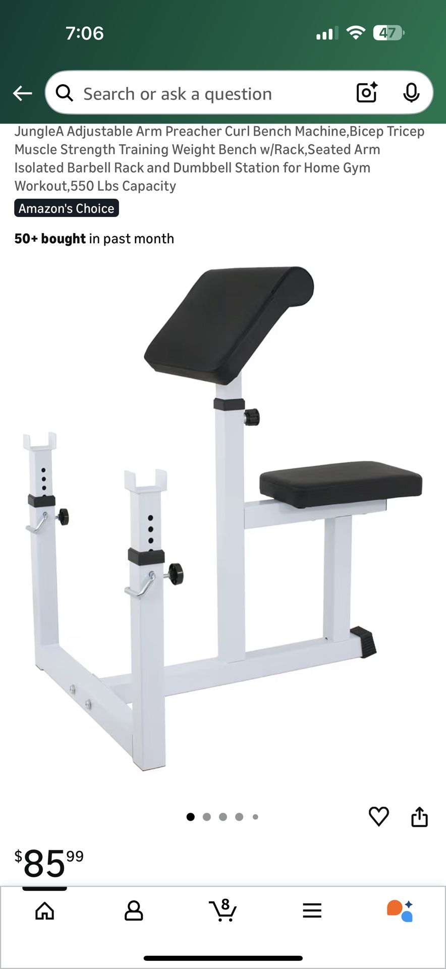 Preacher Curl Bench