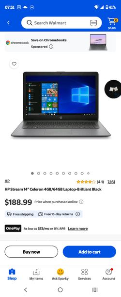 HP stream 14" screen