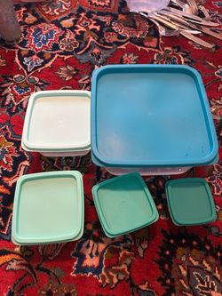 Mainstays Teal Food Storage Container Set (5 Pack)