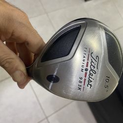 lf driver 983k titanium in right hand  Graphite shaft in regular flex  Used