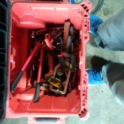 Milwaukee Pack Out Box W/Misc Tools
